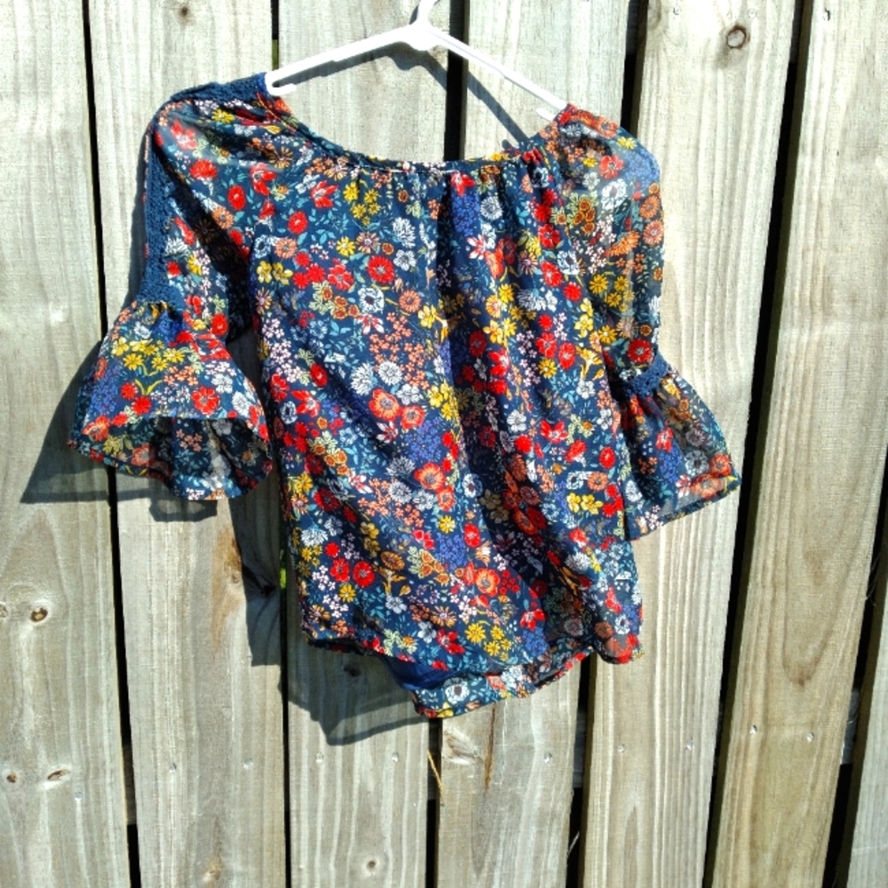 Knitworks Small Floral  Blouse